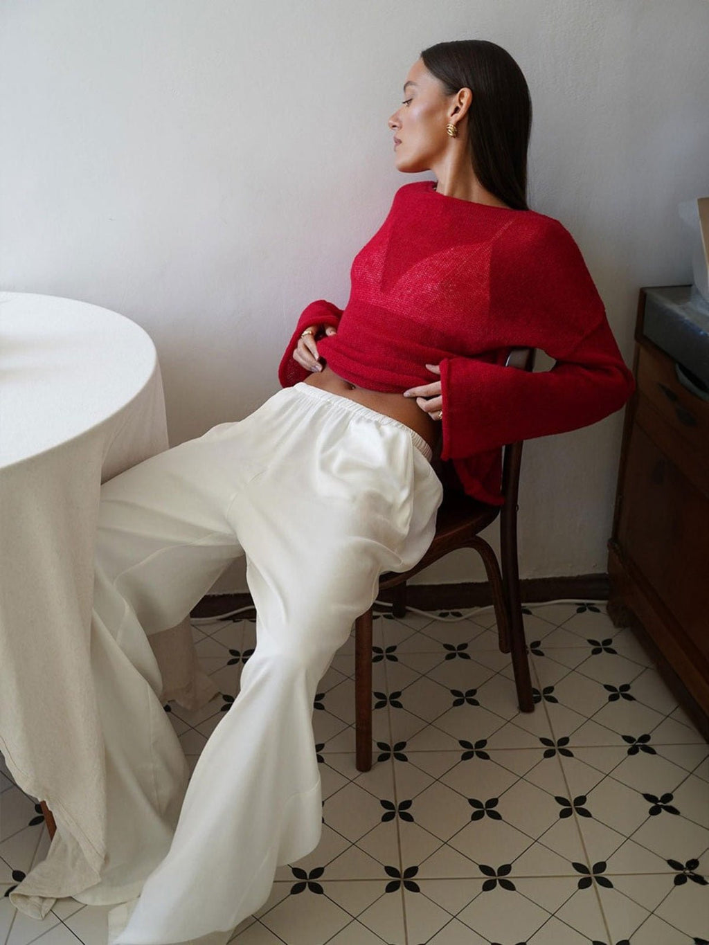 Barolo Sheer Knit Sweater