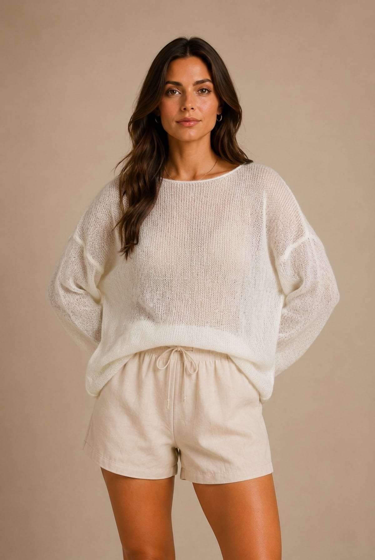 Barolo Sheer Knit Sweater