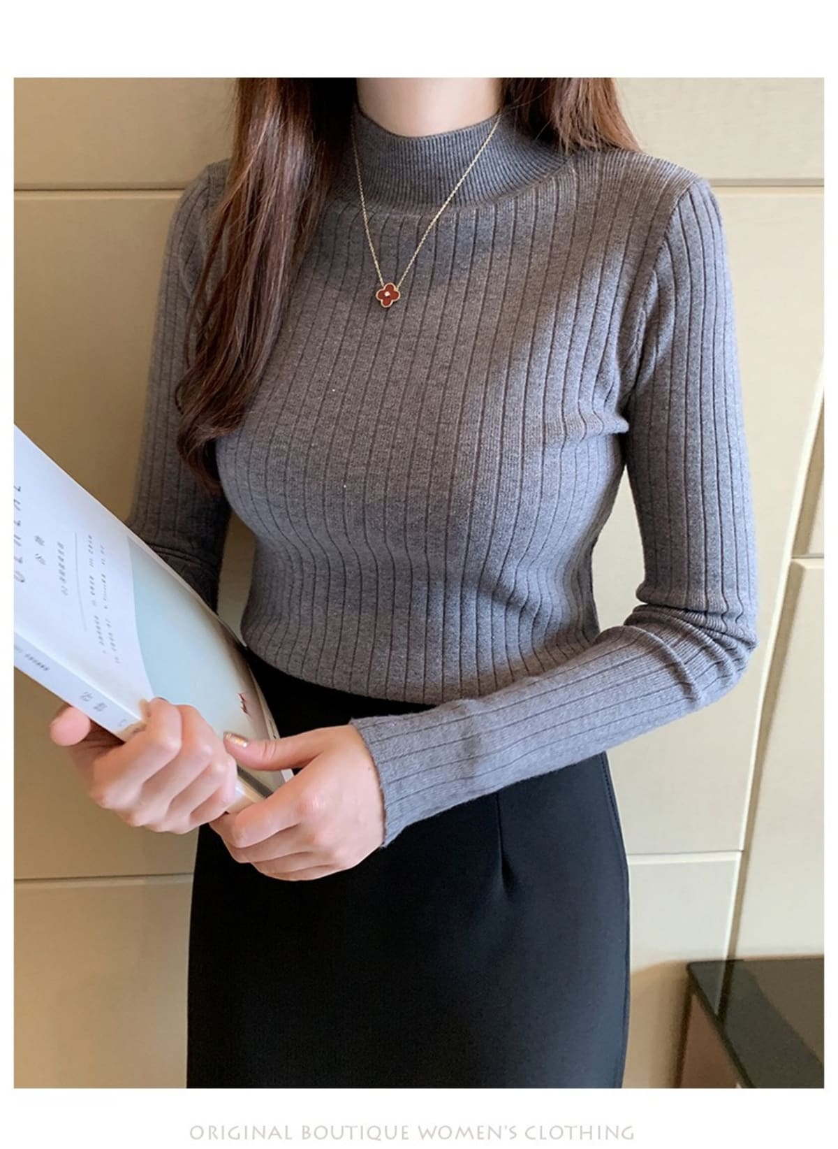 Beaune Ribbed Sweater