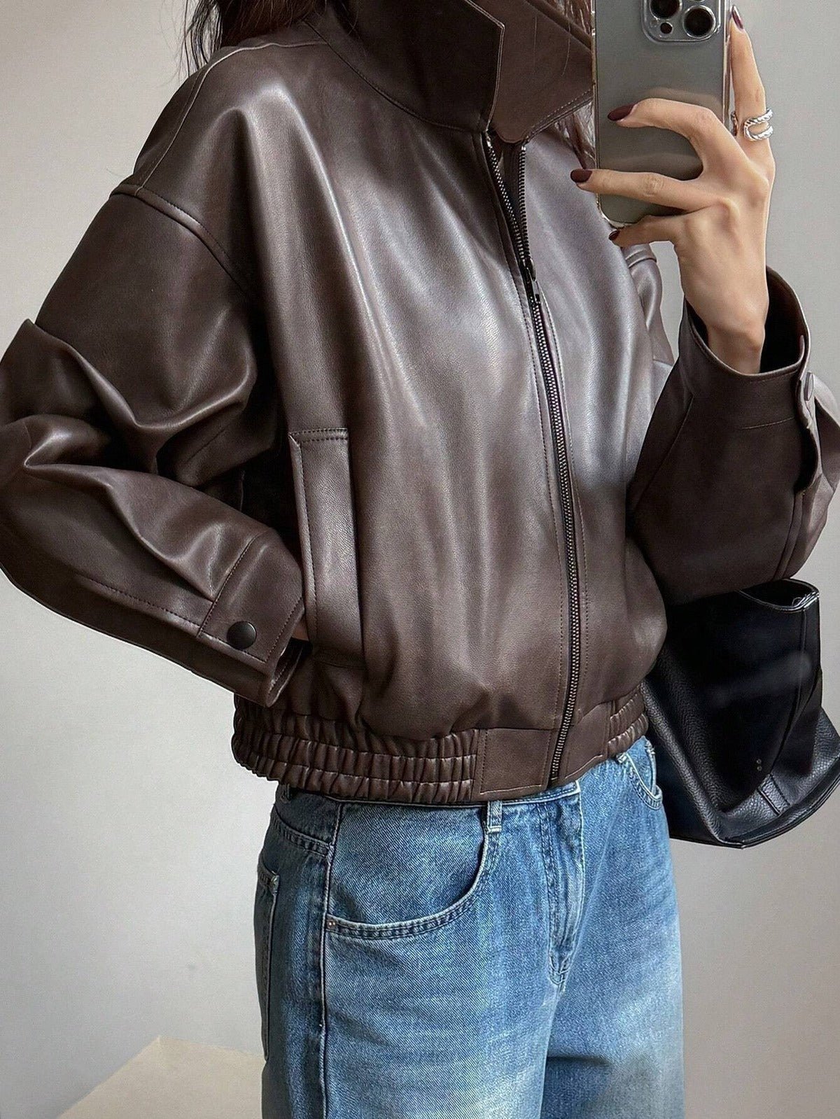 Asti Oversized Bomber Jacket