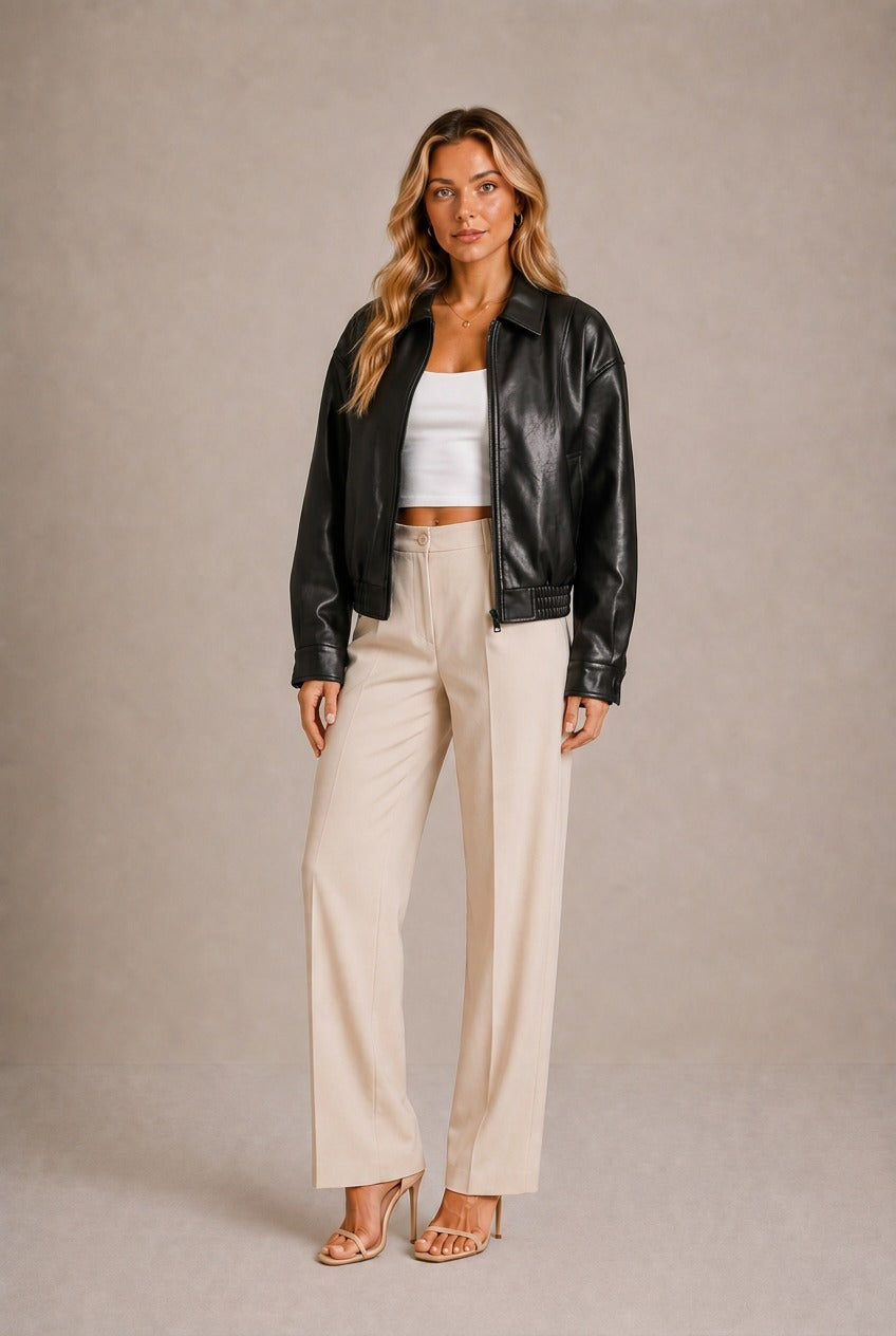 Asti Oversized Bomber Jacket