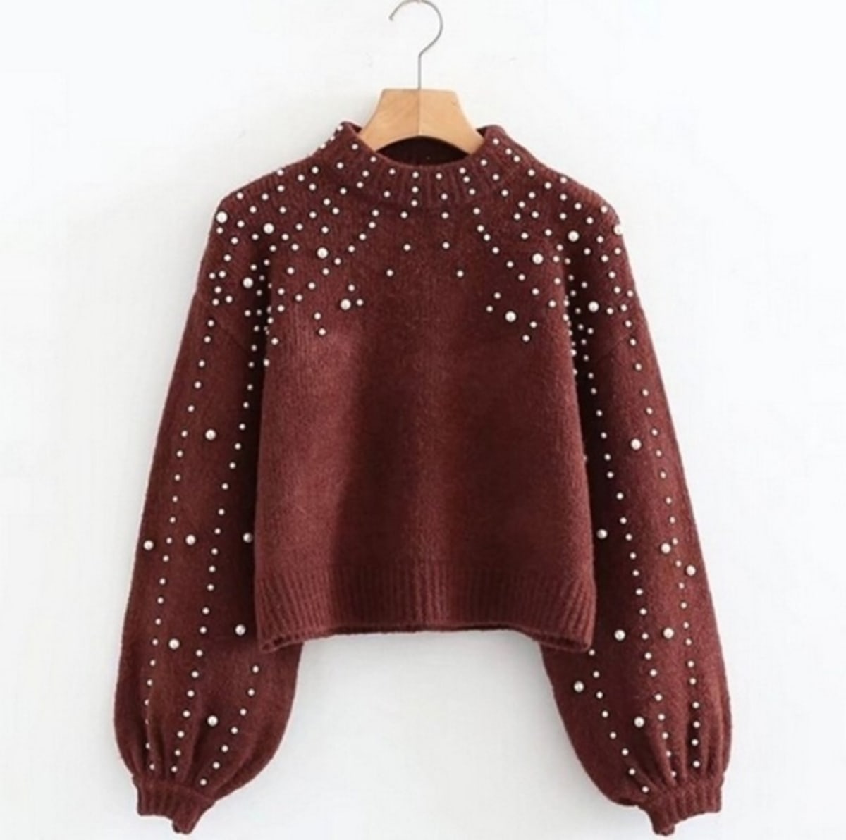 Sarlat Pearl Embellished Sweater
