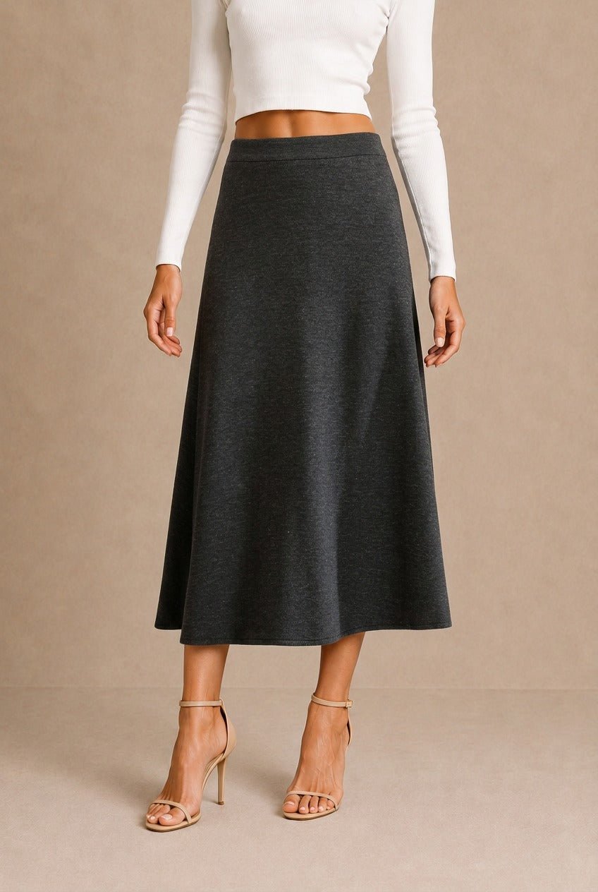Siena A-Line Midi Skirt
