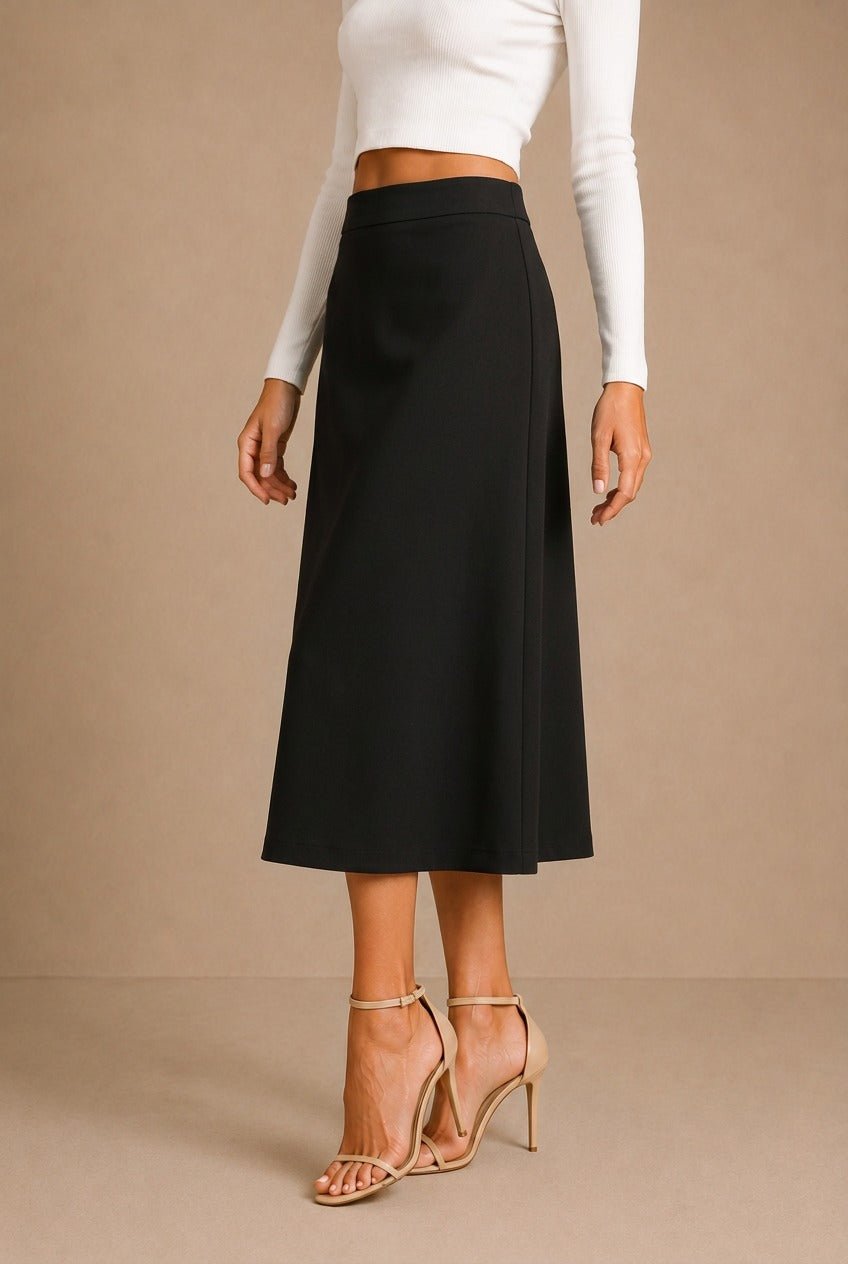 Siena A-Line Midi Skirt