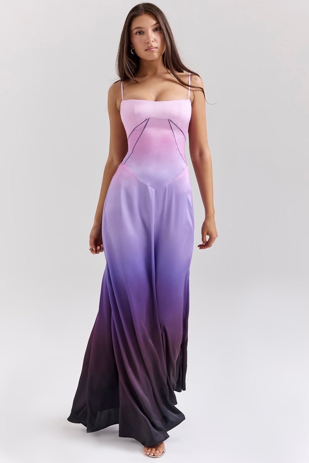 Beaune Floral Lace Maxi Dress