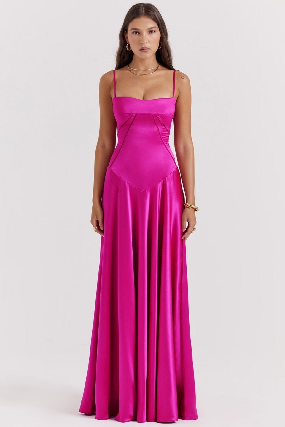 Beaune Floral Lace Maxi Dress