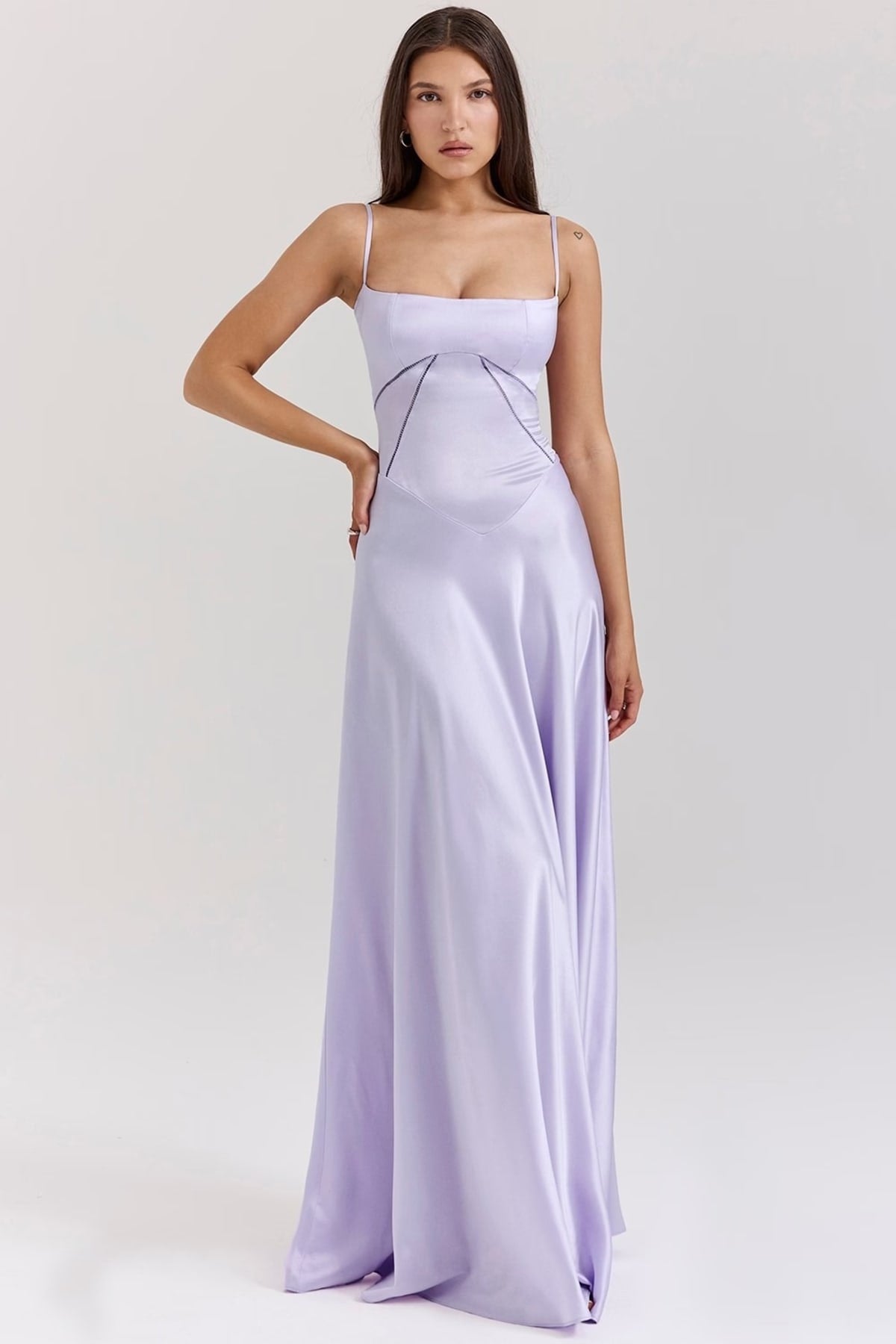Beaune Floral Lace Maxi Dress