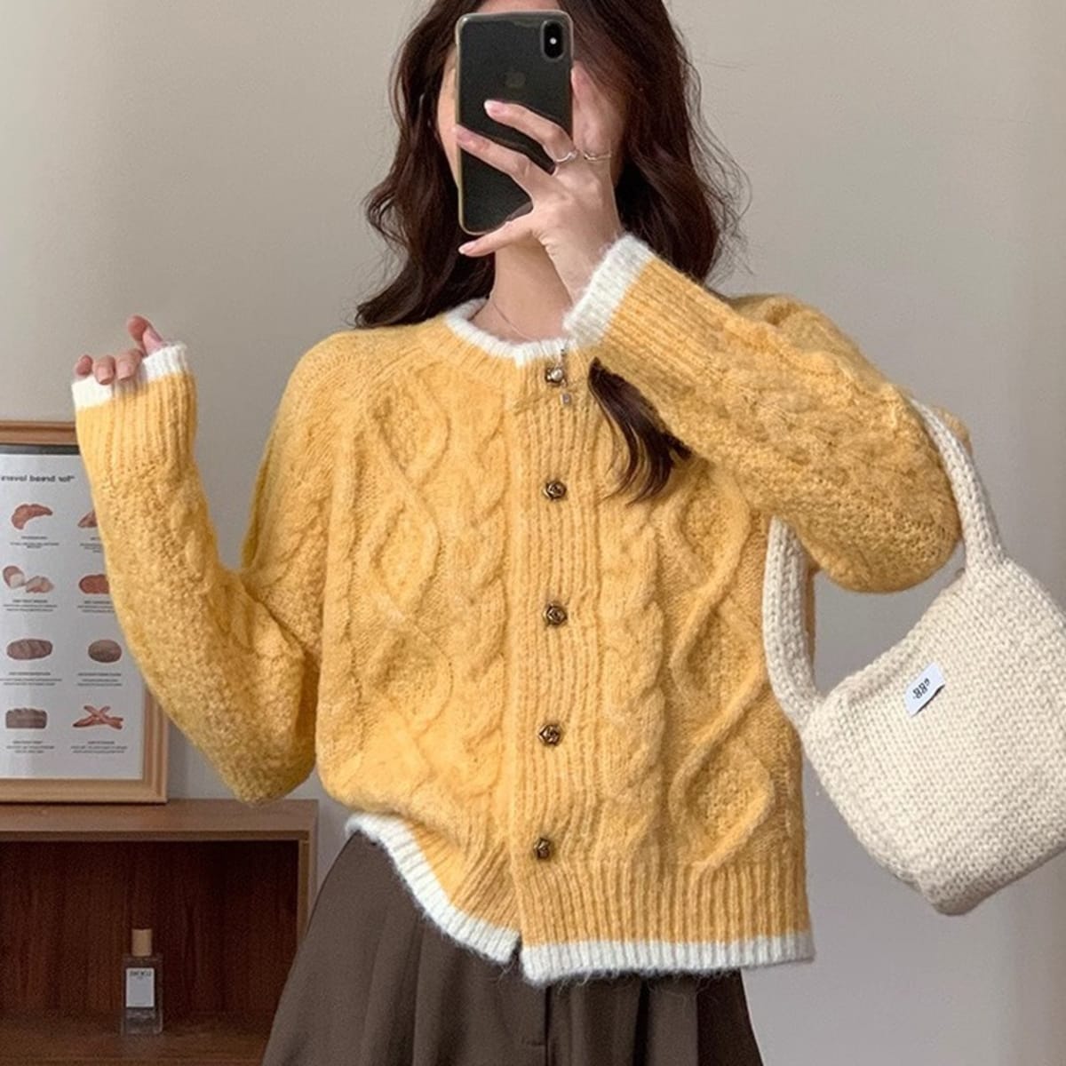 Barolo Cable-Knit Cardigan