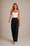 Chianti Pleated Wide Leg Pants
