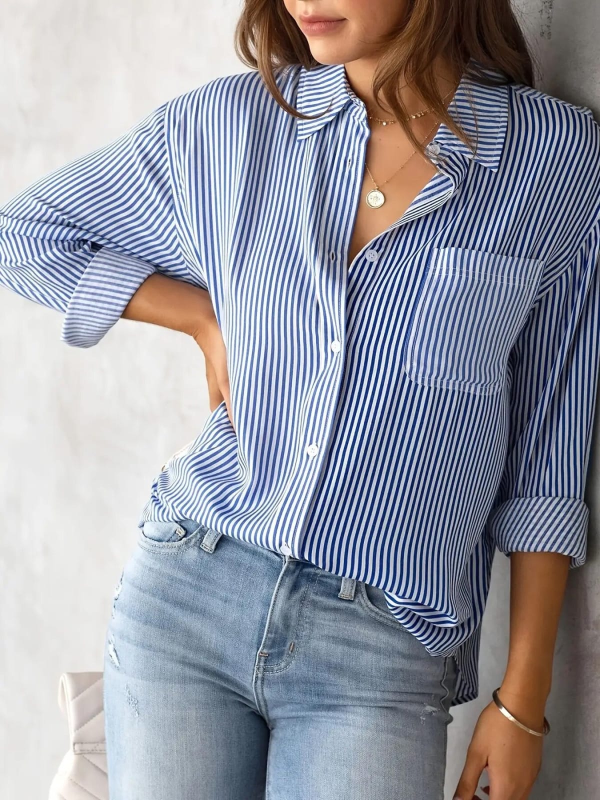Barolo Relaxed Fit Long Sleeve Shirt
