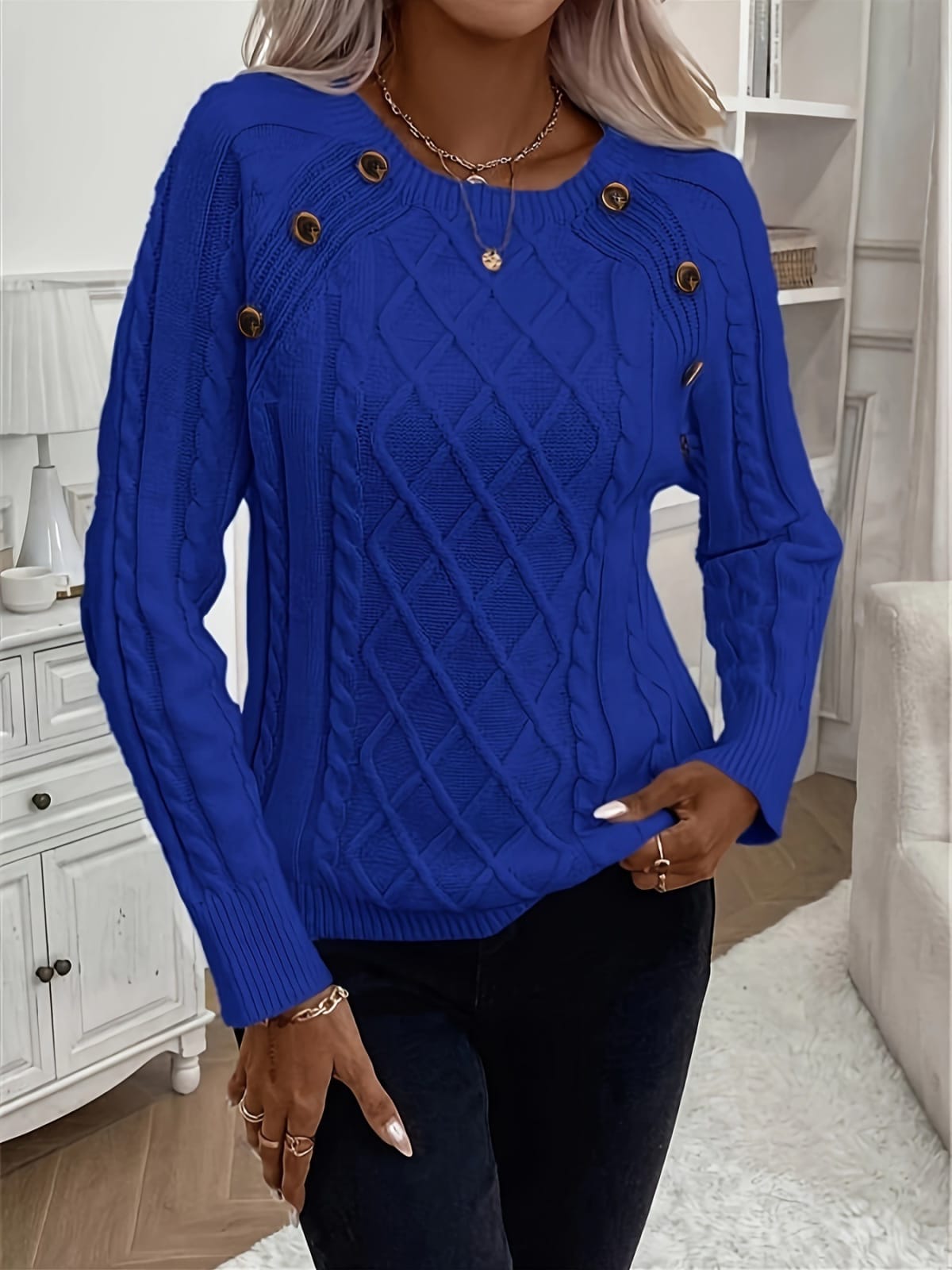 Barolo Cable Knit Sweater