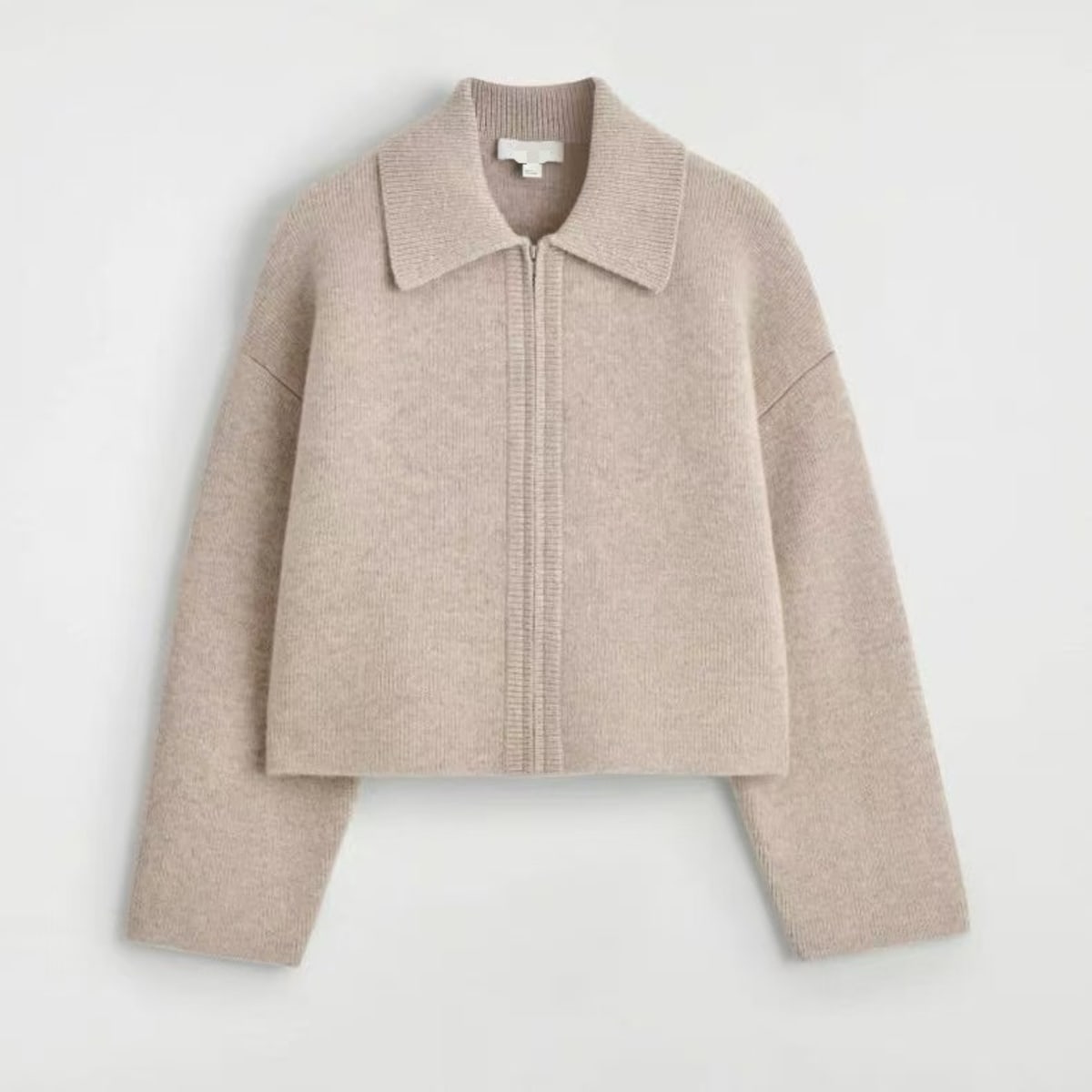 Chianti Collared Cropped Sweater