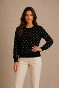 Orvieto Polka Dot Cardigan Sweater
