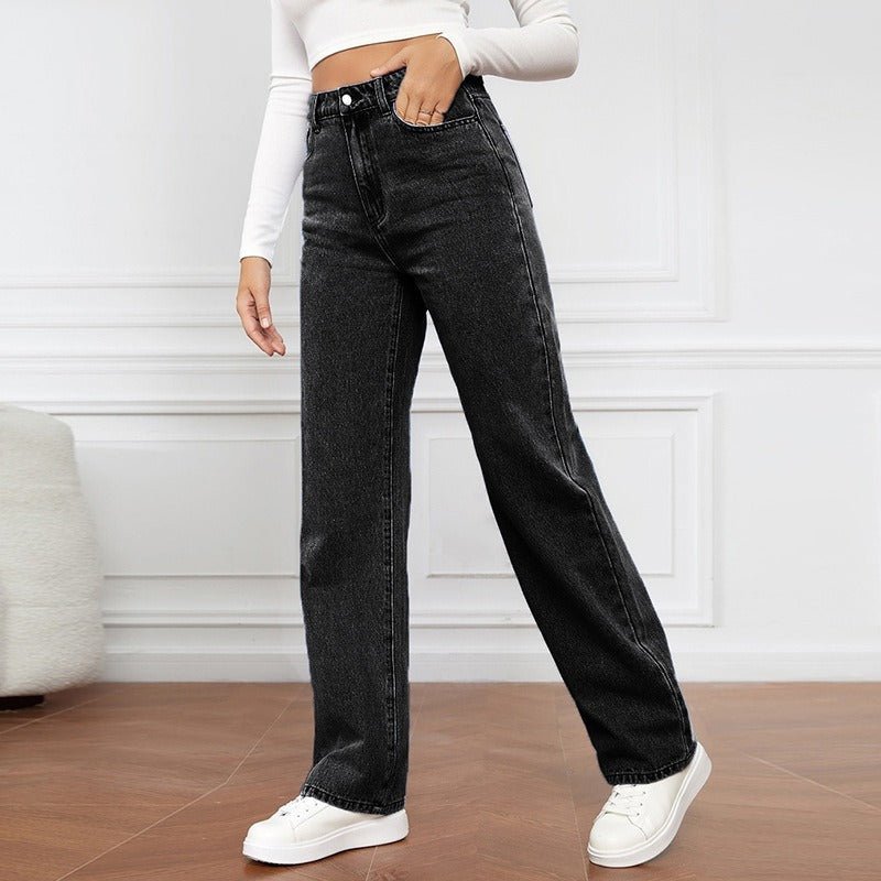 Chianti High-Waist Wide-Leg Jeans