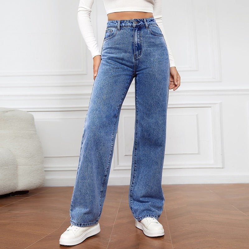 Chianti High-Waist Wide-Leg Jeans