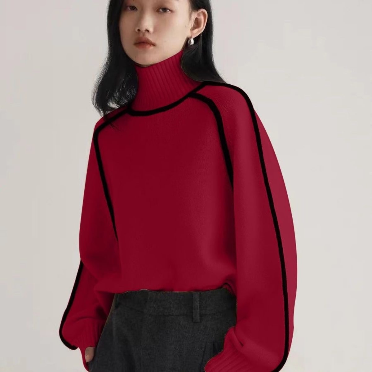 Gordes Oversized Turtleneck Sweater