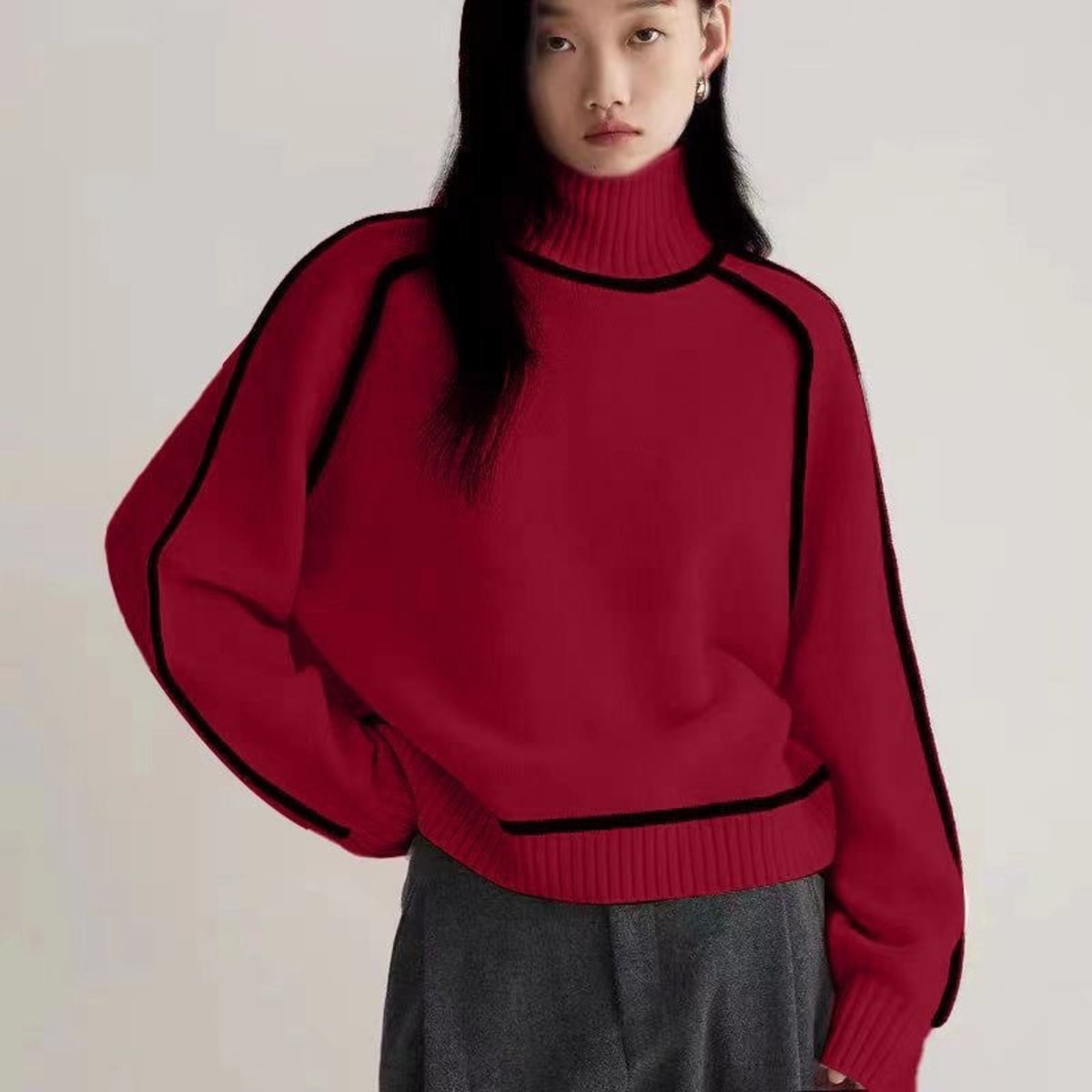 Gordes Oversized Turtleneck Sweater
