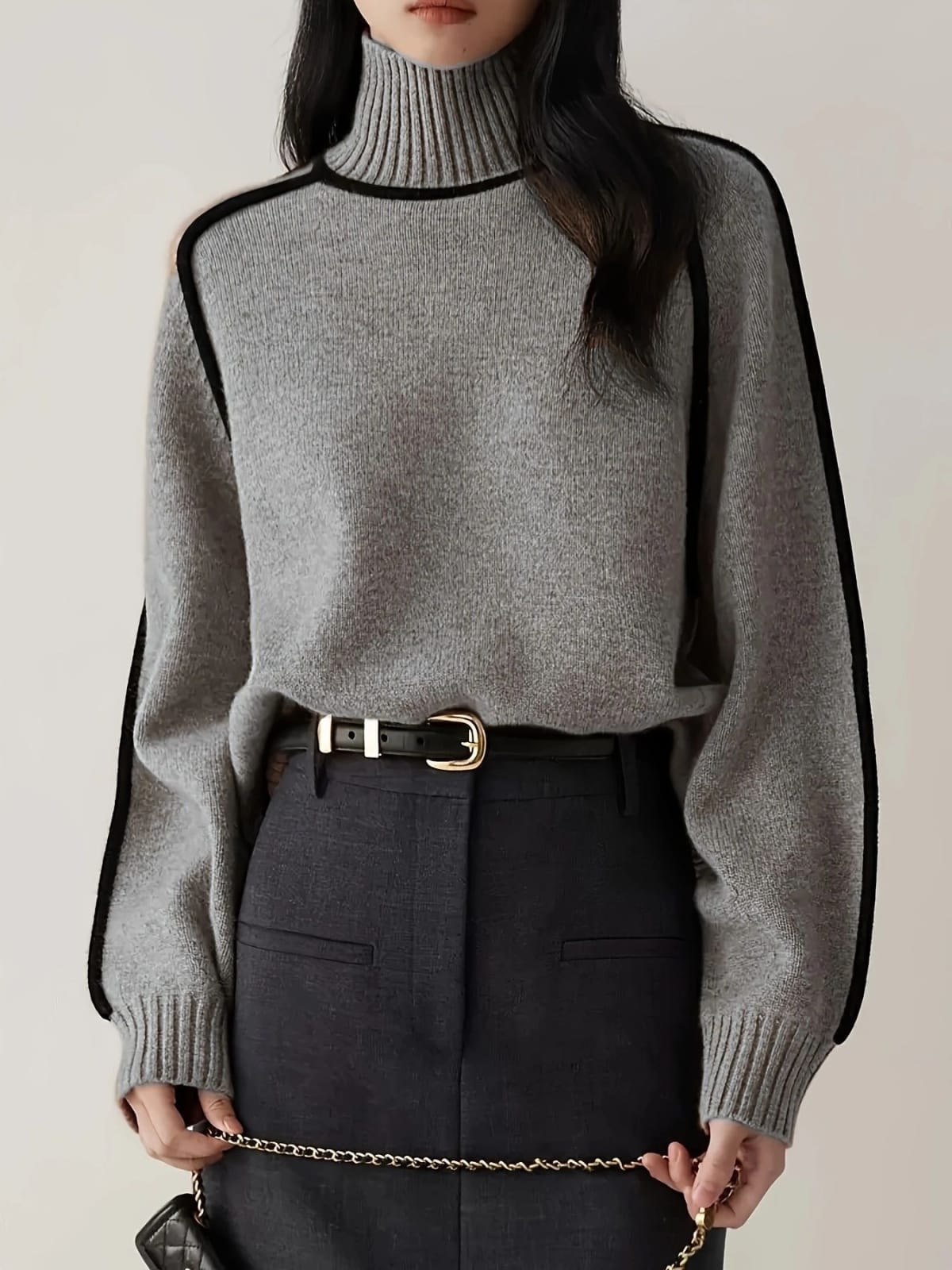 Gordes Oversized Turtleneck Sweater