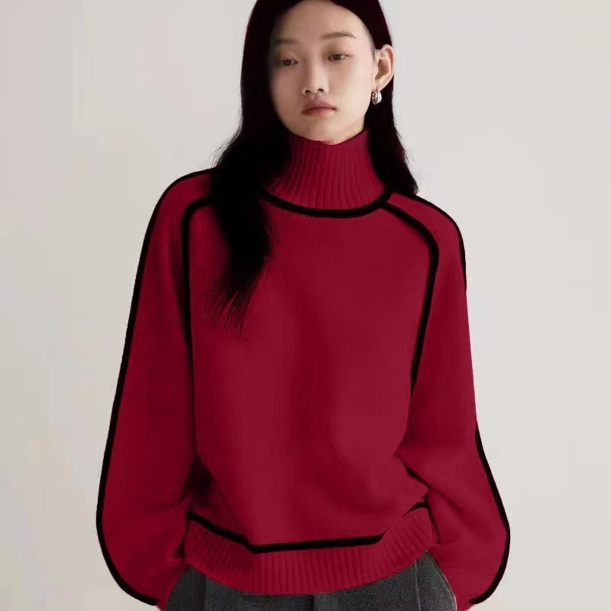 Gordes Oversized Turtleneck Sweater