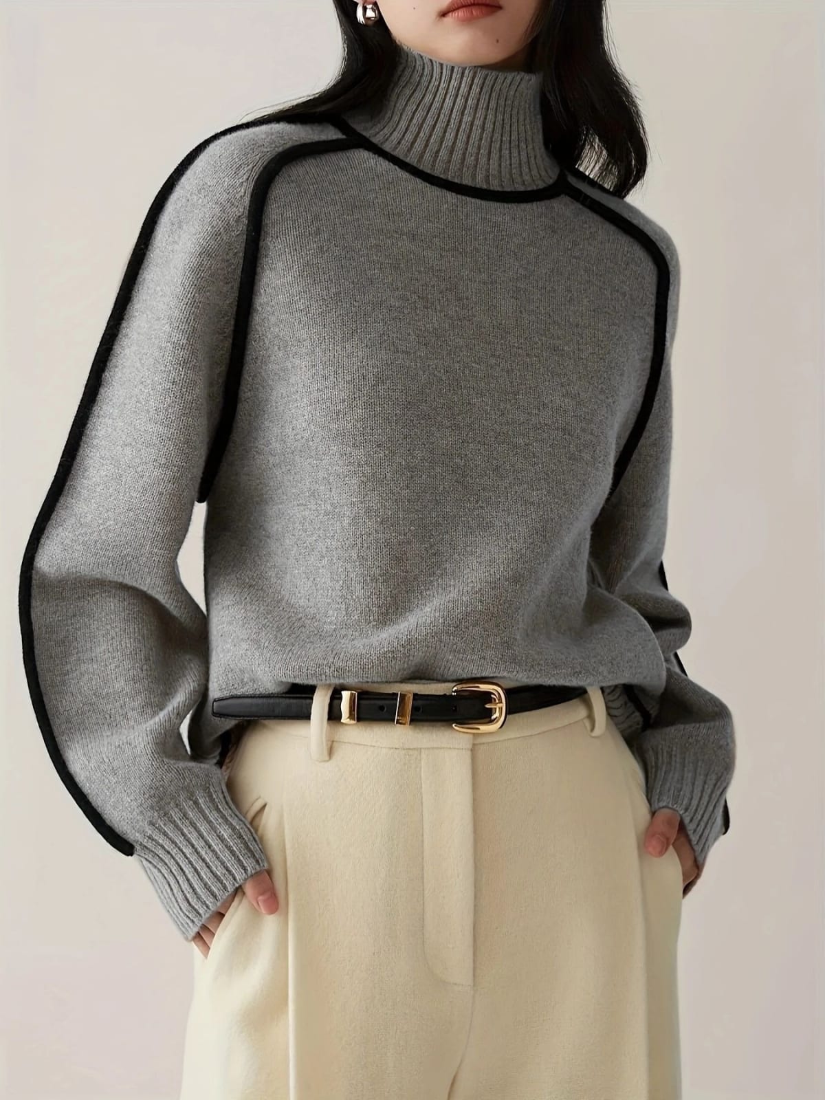 Gordes Oversized Turtleneck Sweater