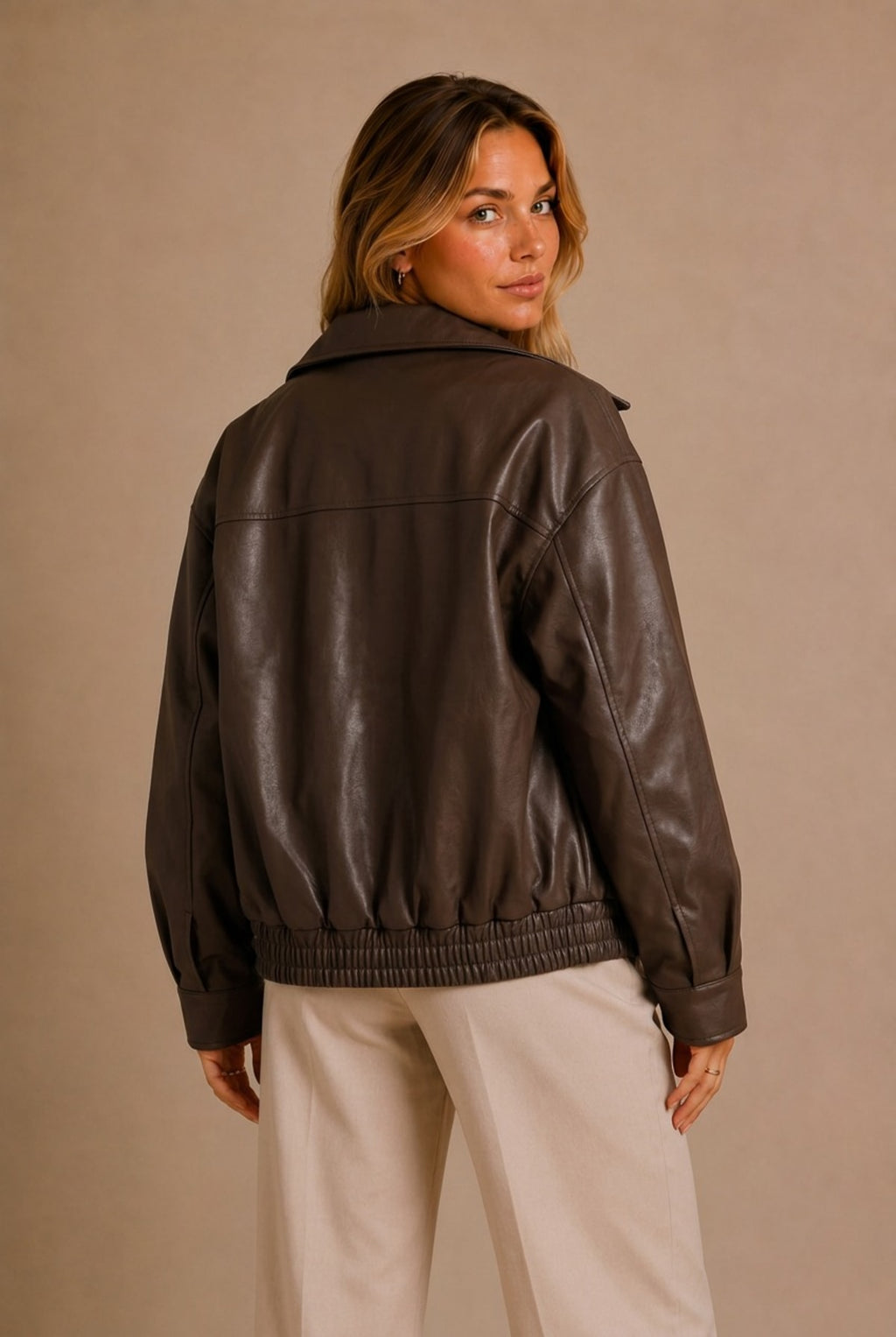 Chianti Oversized Bomber Jacket