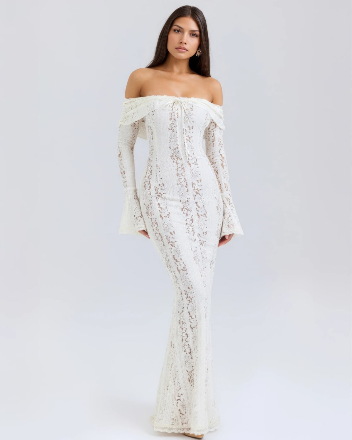 Chianti Lace Maxi Dress