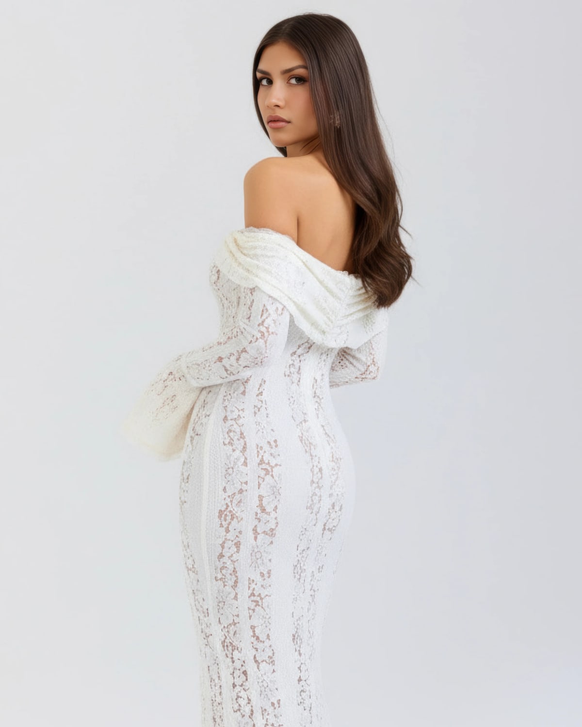 Chianti Lace Maxi Dress