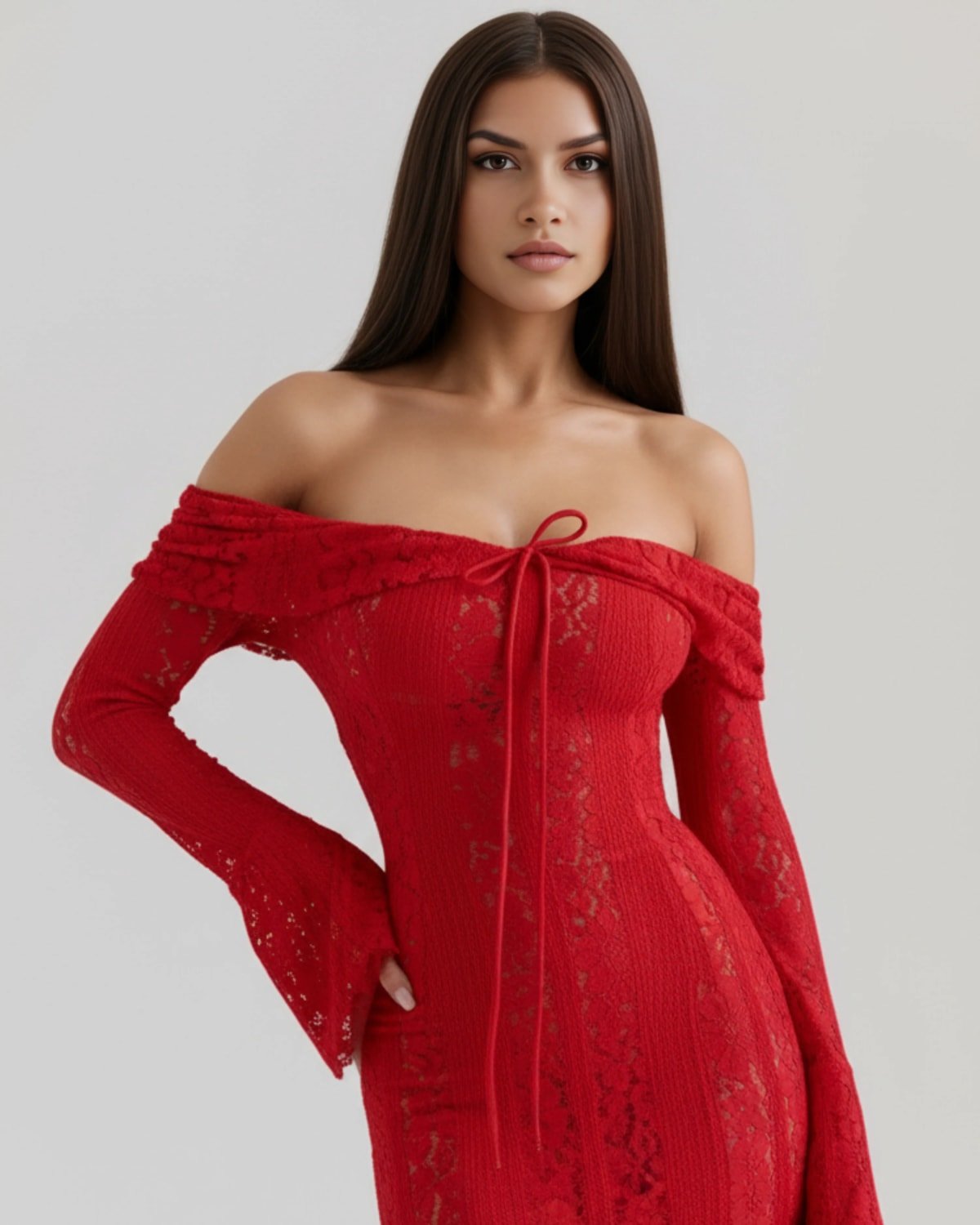 Chianti Lace Maxi Dress