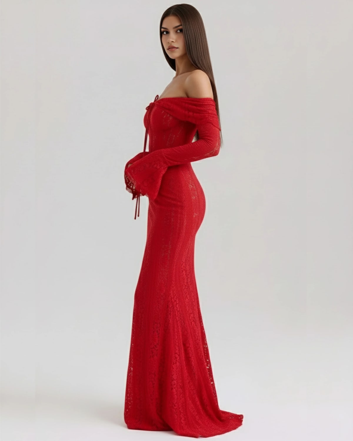 Chianti Lace Maxi Dress