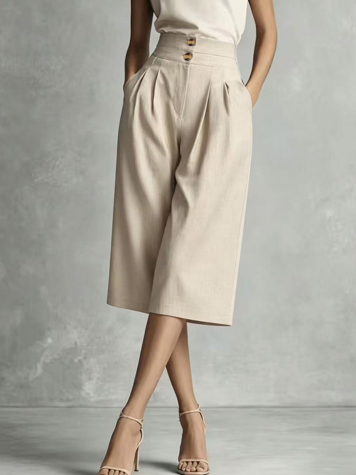 Colmar Pleated Culotte Pants