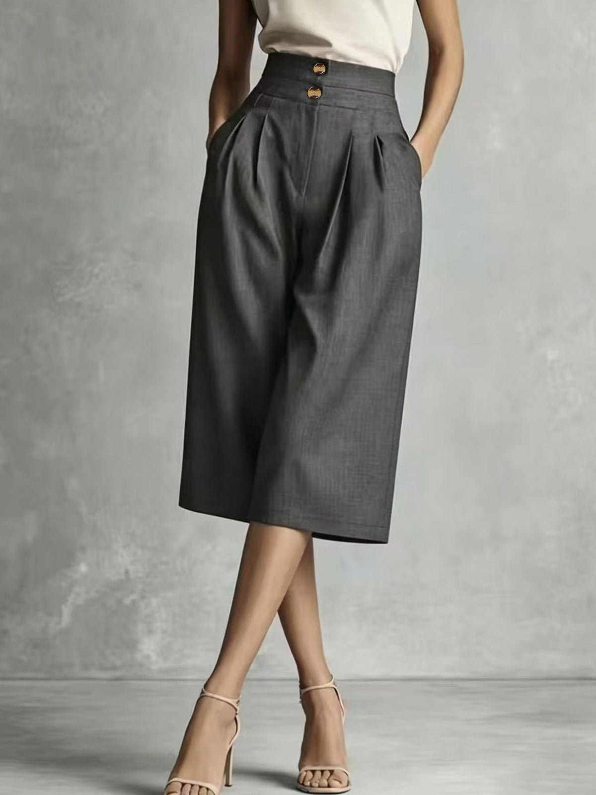 Colmar Pleated Culotte Pants