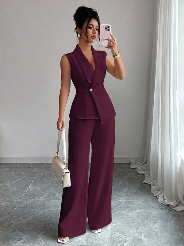 Volterra Wide-Leg Two-Piece Set