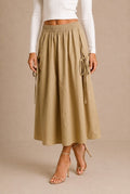 Siena Drawstring Midi Skirt