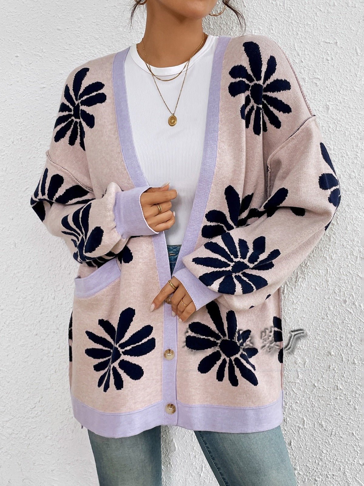 Asti Floral Knit Cardigan