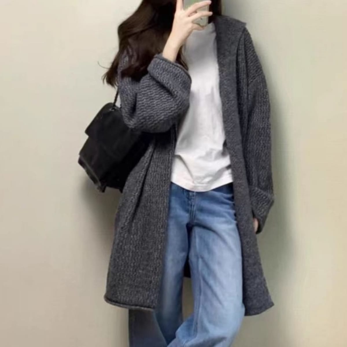 Pienza Hooded Longline Cardigan