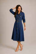 Barolo Belted Midi Dress