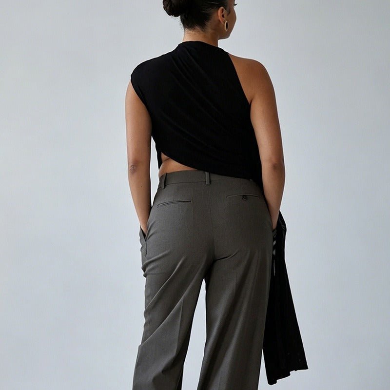 Barolo Draped Asymmetrical Top