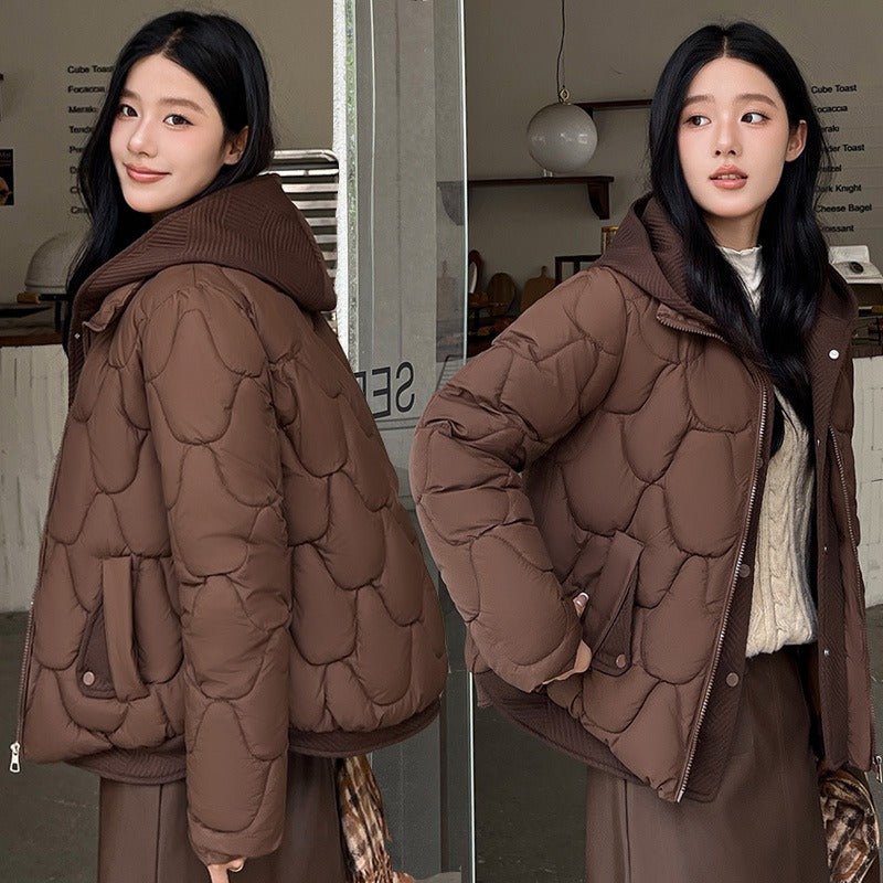 Barolo Scalloped Quilted Hooded Padded Jacket