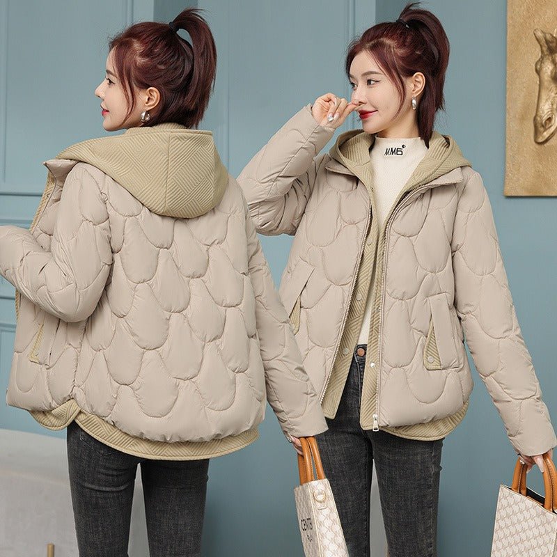 Barolo Scalloped Quilted Hooded Padded Jacket