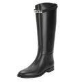 Chianti Buckle Knee-High Boots