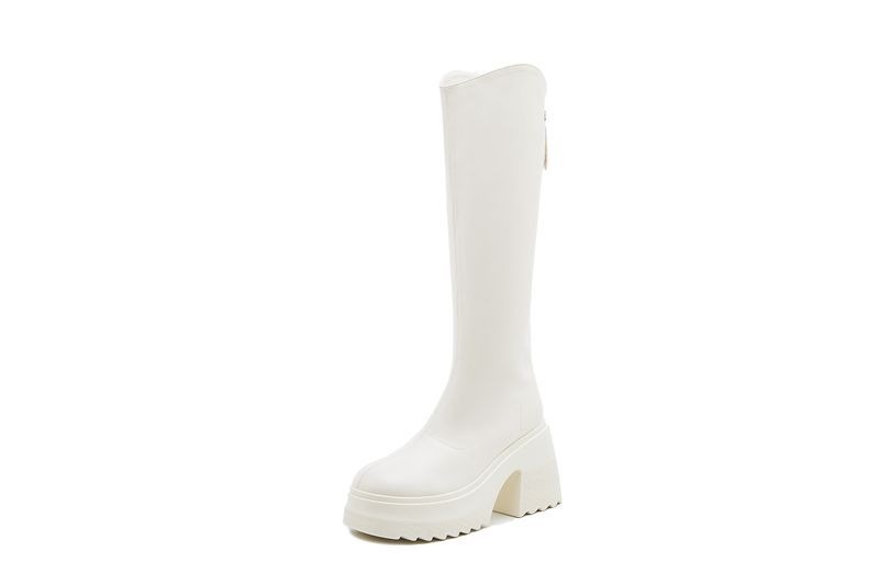 Asti V-Cut Knee-High Boots