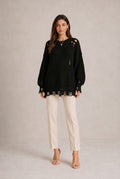 Montalcino Distressed Sweater Dress