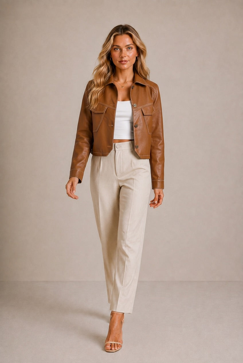Asti Trucker Style Jacket