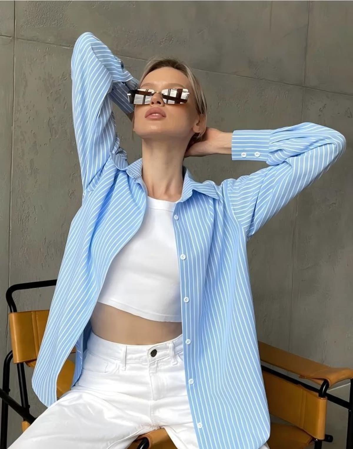 Assisi Striped Button-Up Shirt