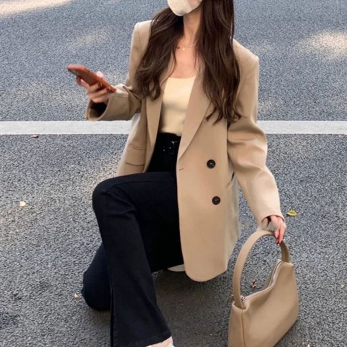 Orvieto Oversized Double-Breasted Blazer