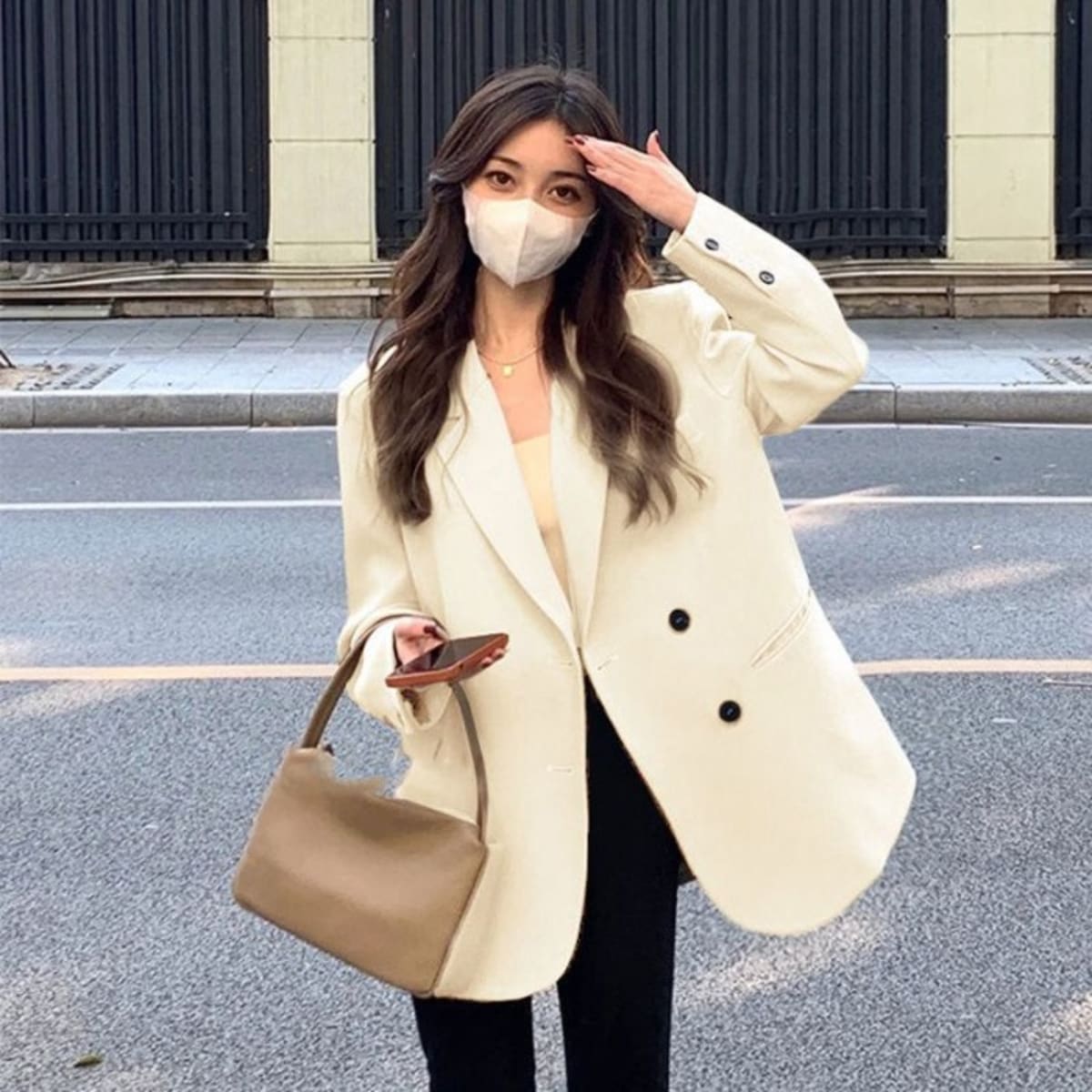 Orvieto Oversized Double-Breasted Blazer
