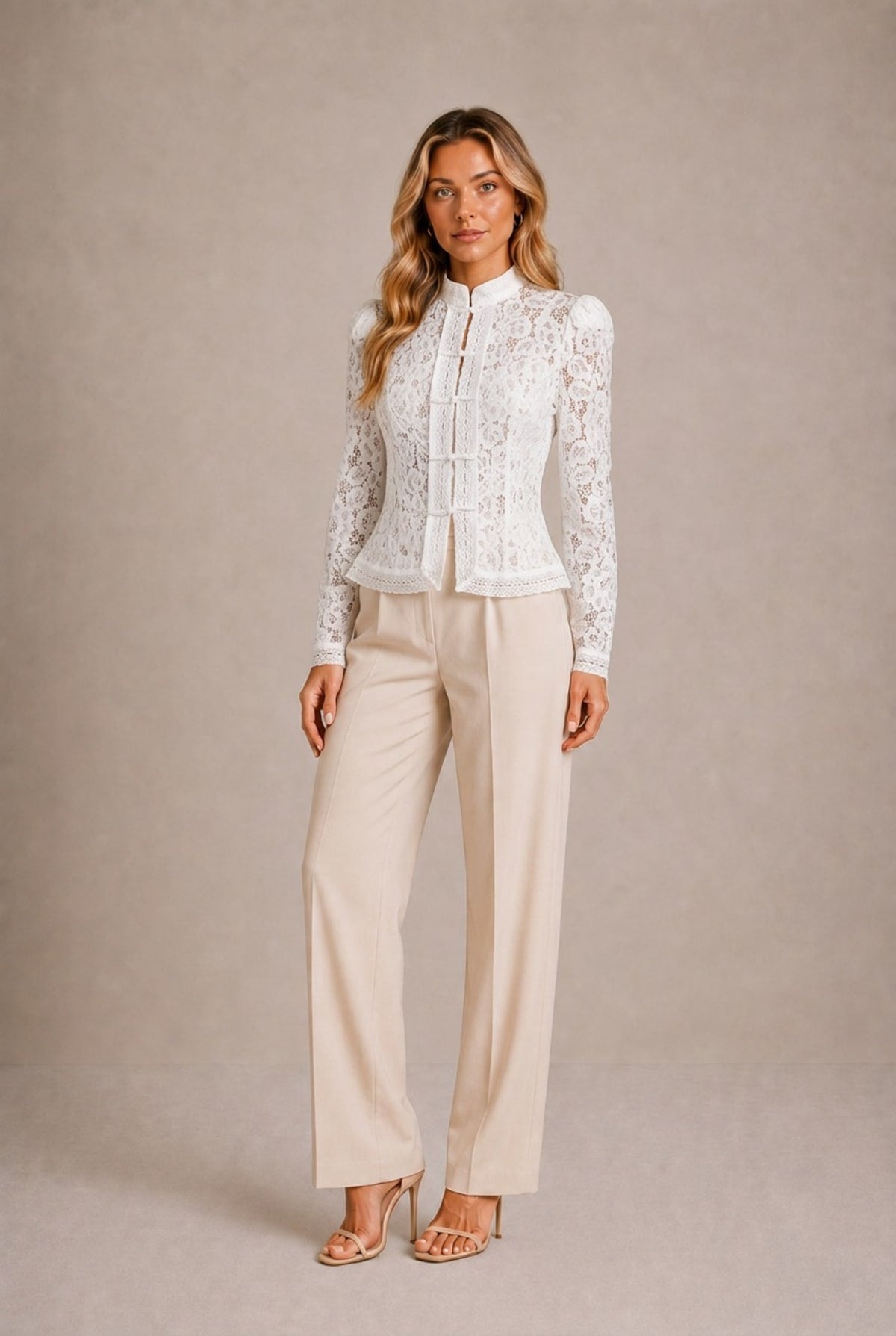 Chianti Floral Lace Blouse