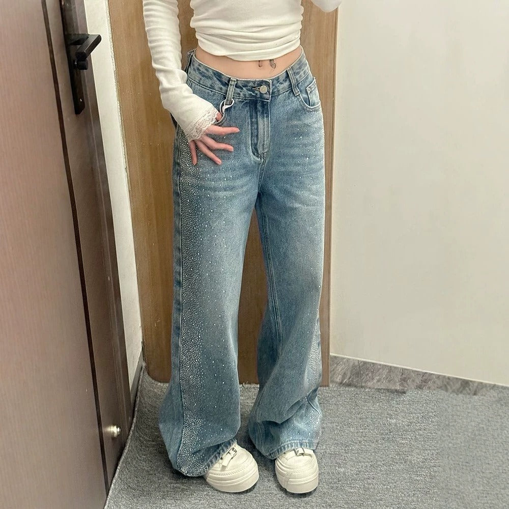 Chianti Bow Wide Leg Jeans