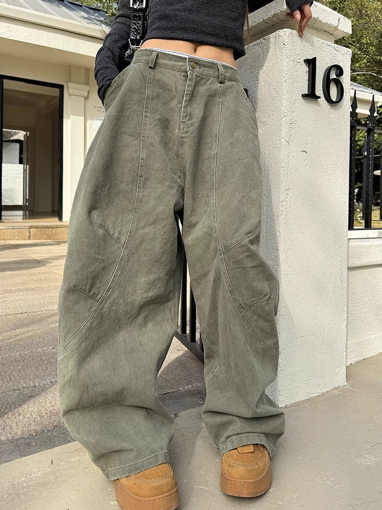 Siena Wide Leg Utility Jeans