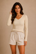 Greve Ribbed Knit Sweater